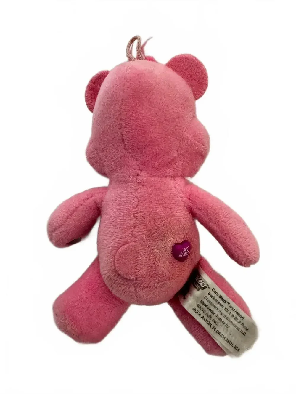 Care Bears Cheer Bear Pink Mini Plush Dangler Basic Fun 7